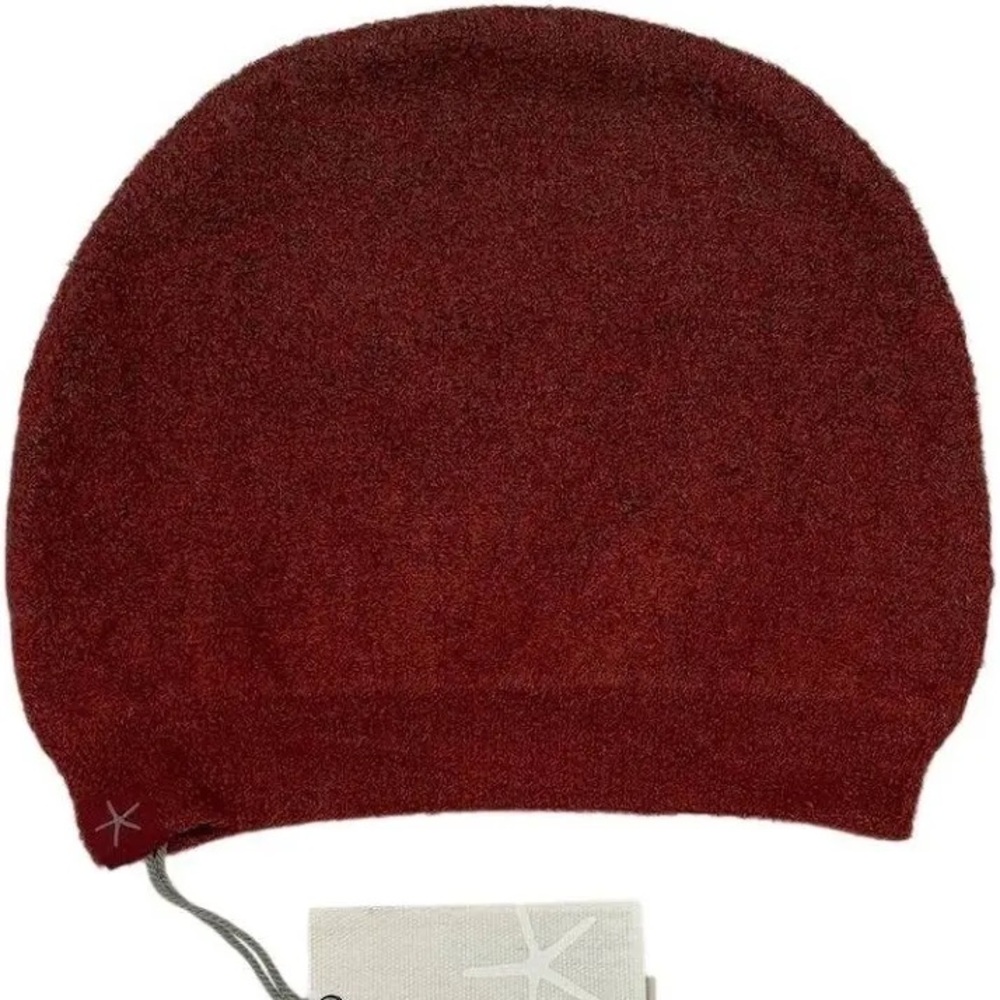 Barefoot dreams cozy chic confetti beanie crimson rosewood